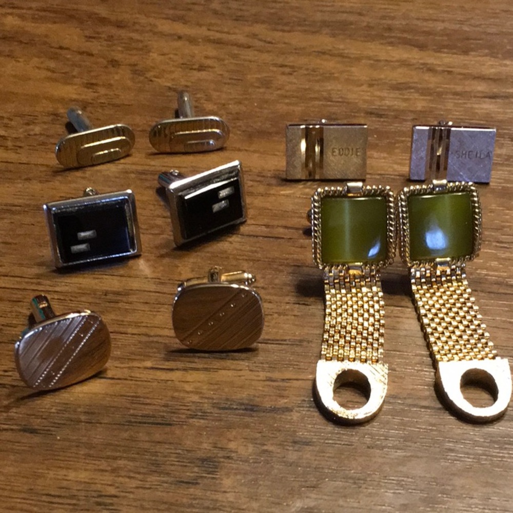 5 Sets Of Cuff Links - image 1